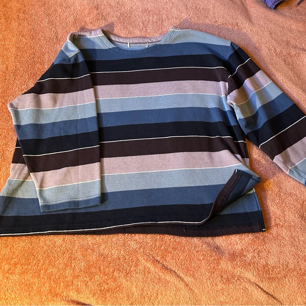Thrifted Striped Long Sleeve Top/Sweater
